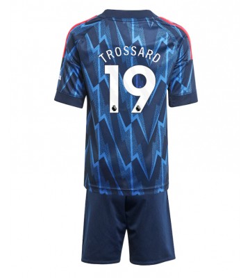 Arsenal Leandro Trossard #19 Replica Away Stadium Kit for Kids 2025-26 Short Sleeve (+ pants)